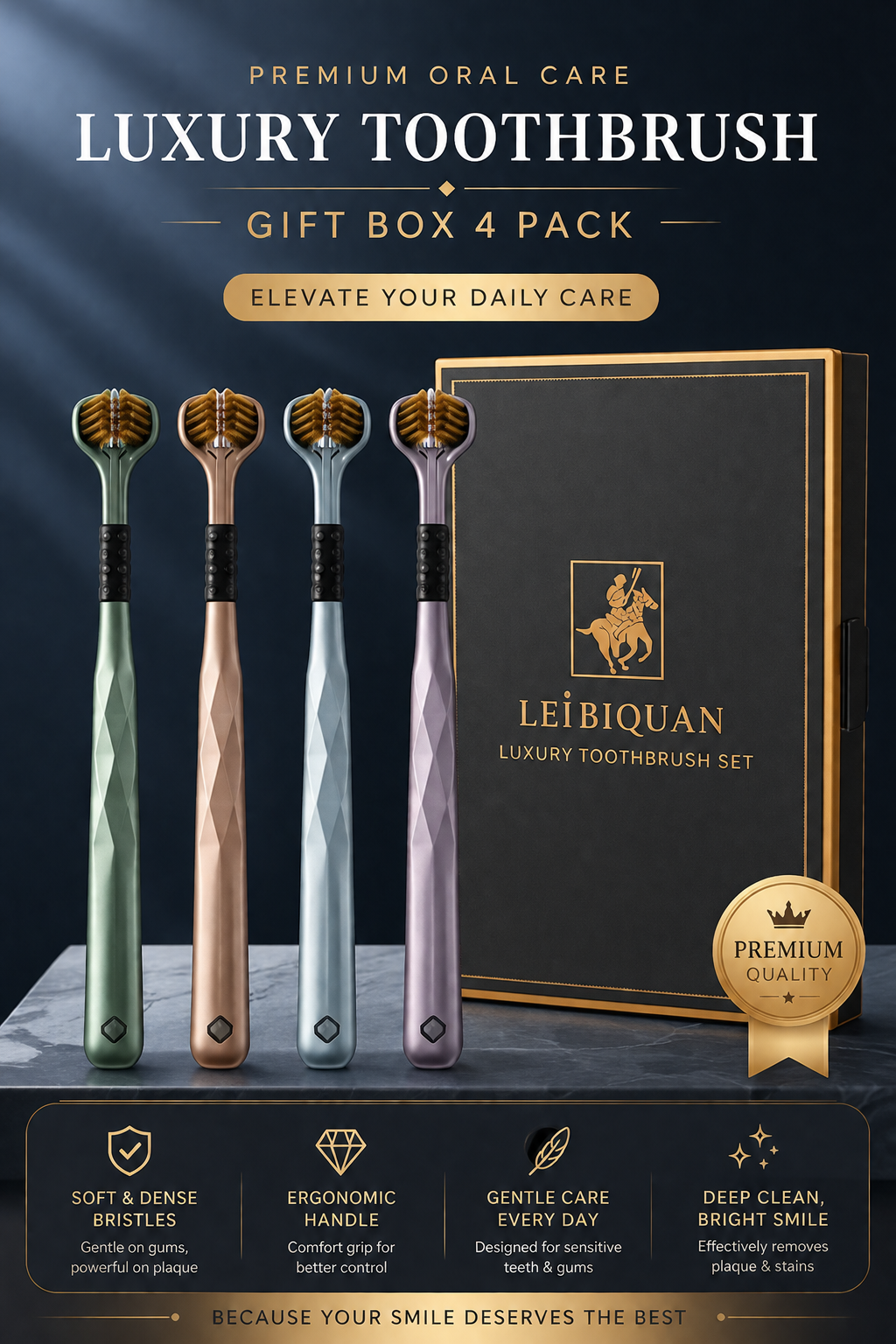 Luxury Toothbrush | Gentle Care, Perfect Smile